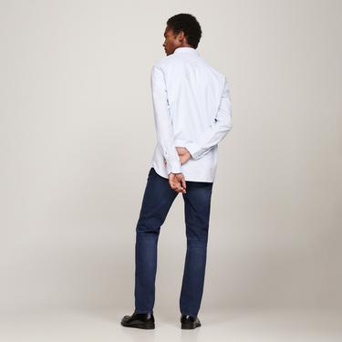  Tommy Hilfiger Erkek Mavi Gömlek