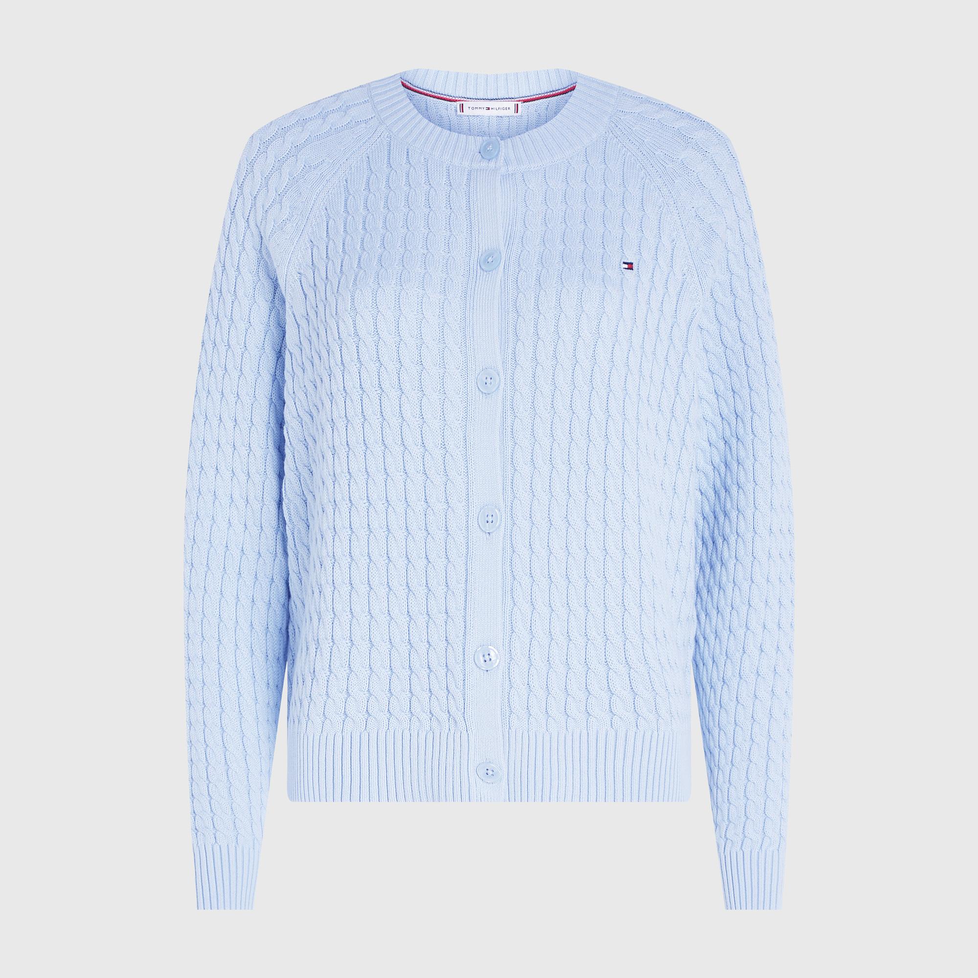 Tommy Hilfiger Kadın Mavi Triko