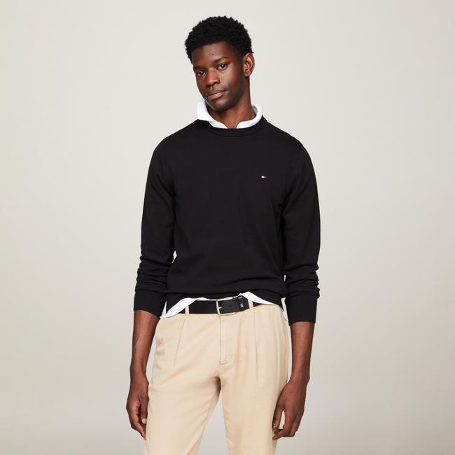  Tommy Hilfiger Erkek Triko Siyah Triko