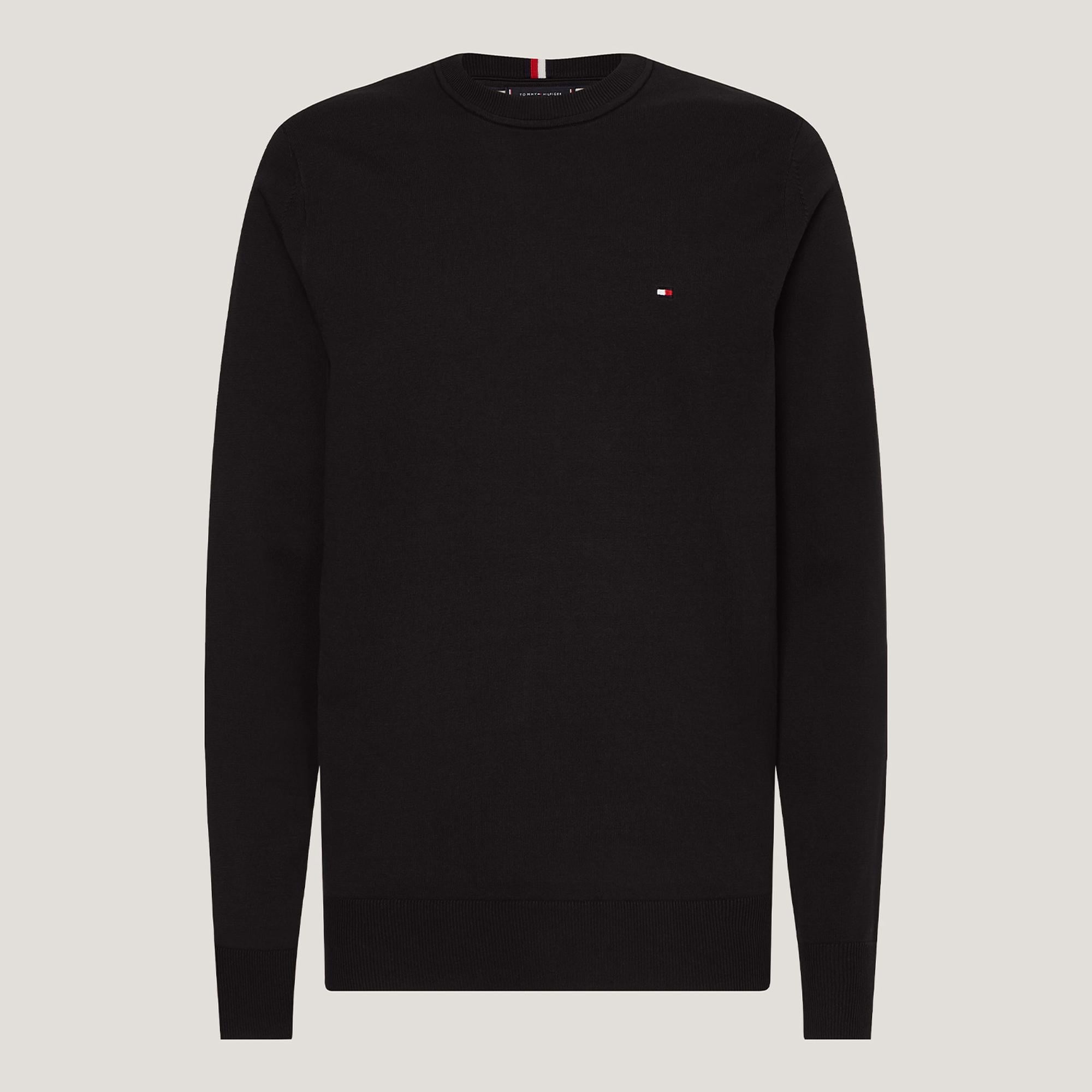 Tommy Hilfiger Erkek Triko Siyah Triko