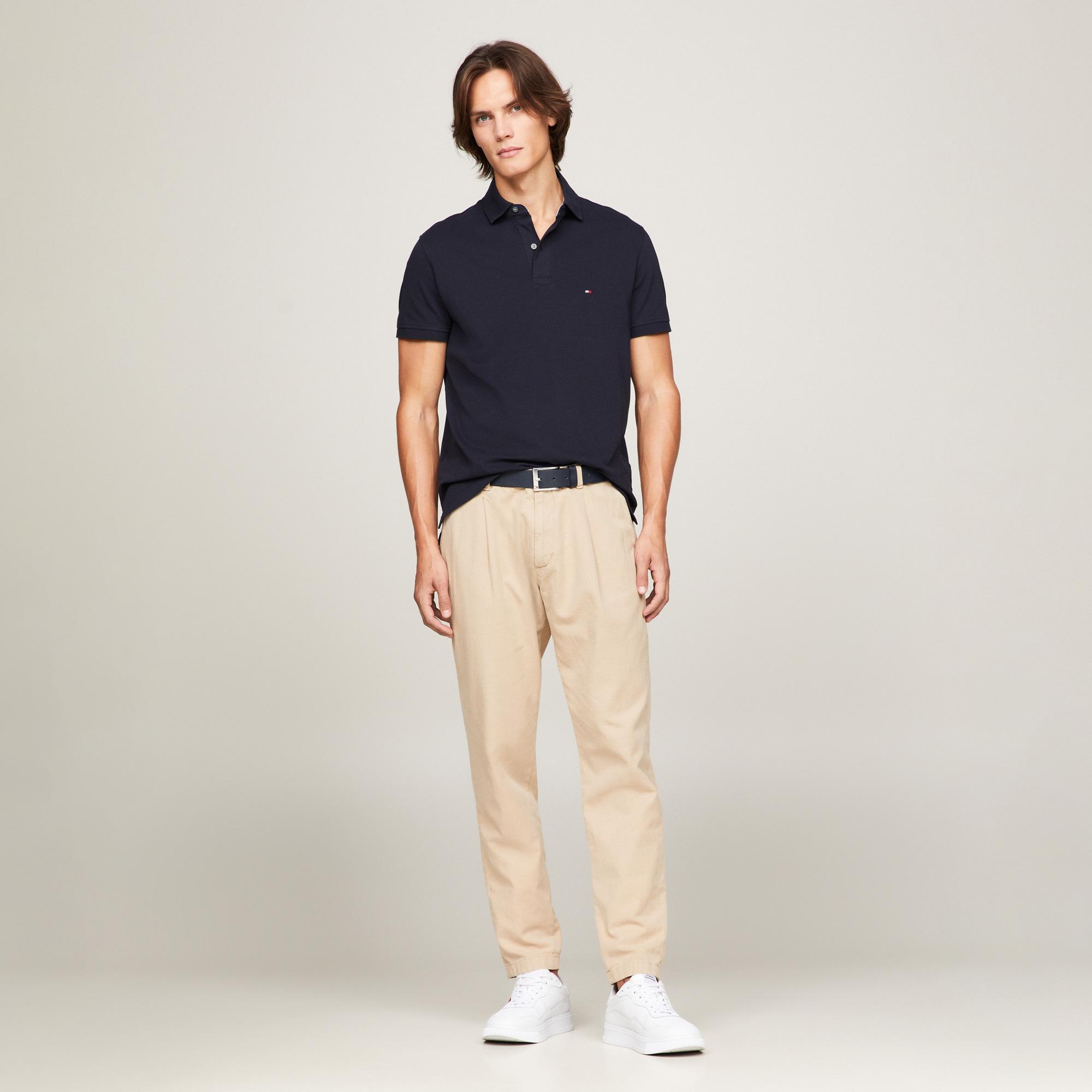 Tommy Hilfiger Erkek Mavi Polo