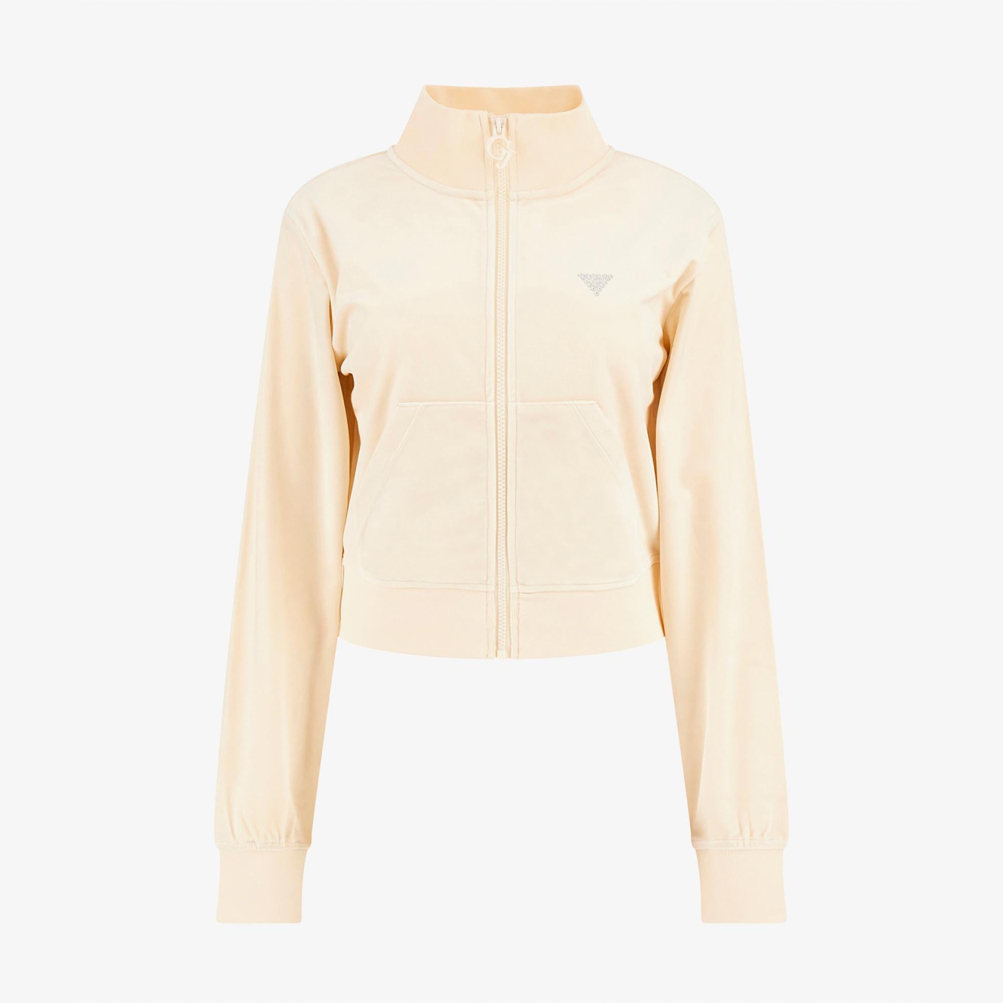 Guess Kadın Krem Sweatshirt