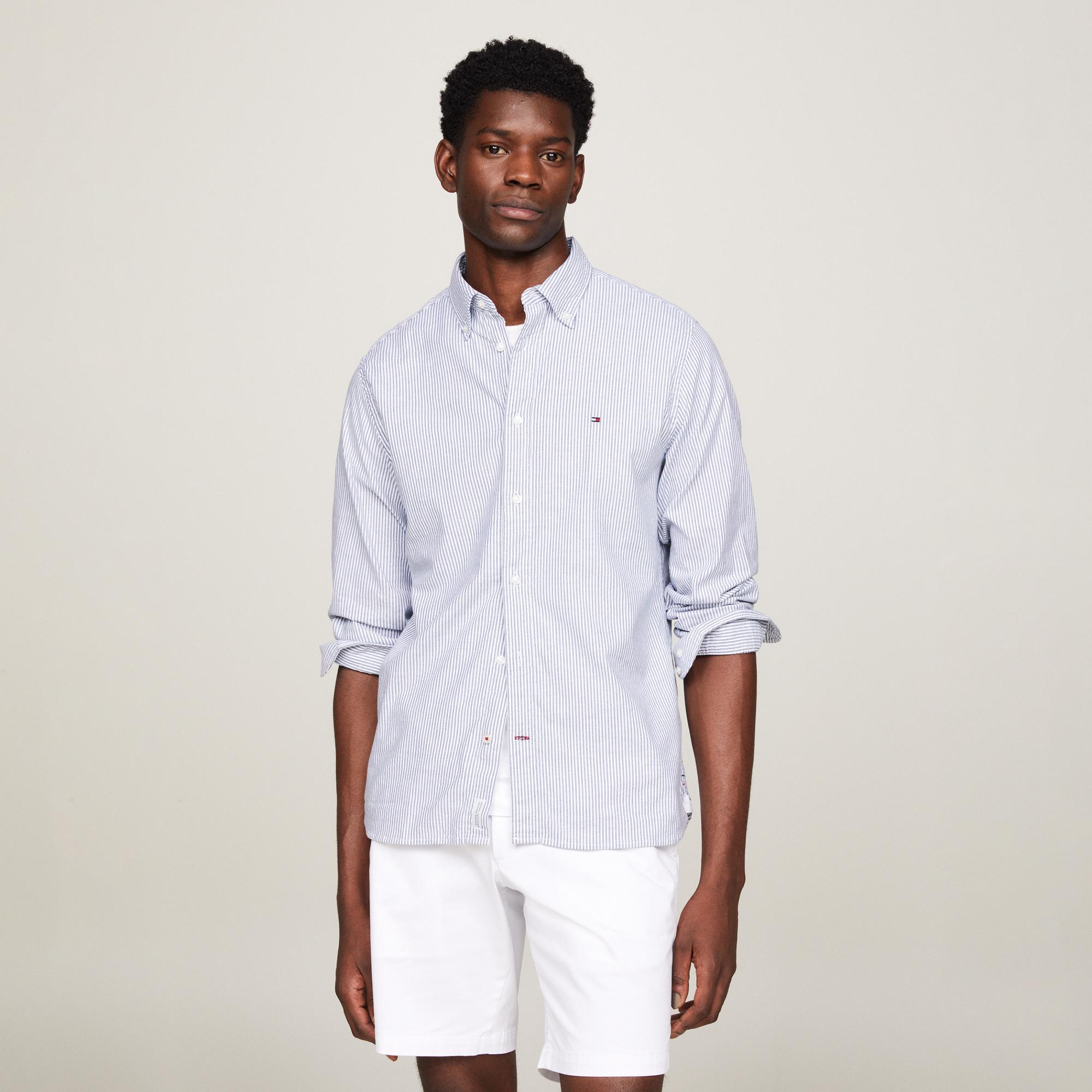 Tommy Hilfiger Erkek Mavi Gömlek