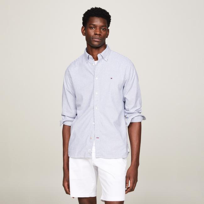  Tommy Hilfiger Erkek Mavi Gömlek