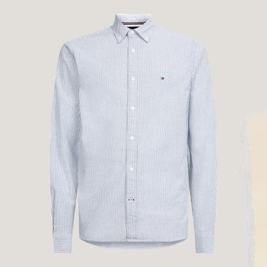  Tommy Hilfiger Erkek Mavi Gömlek