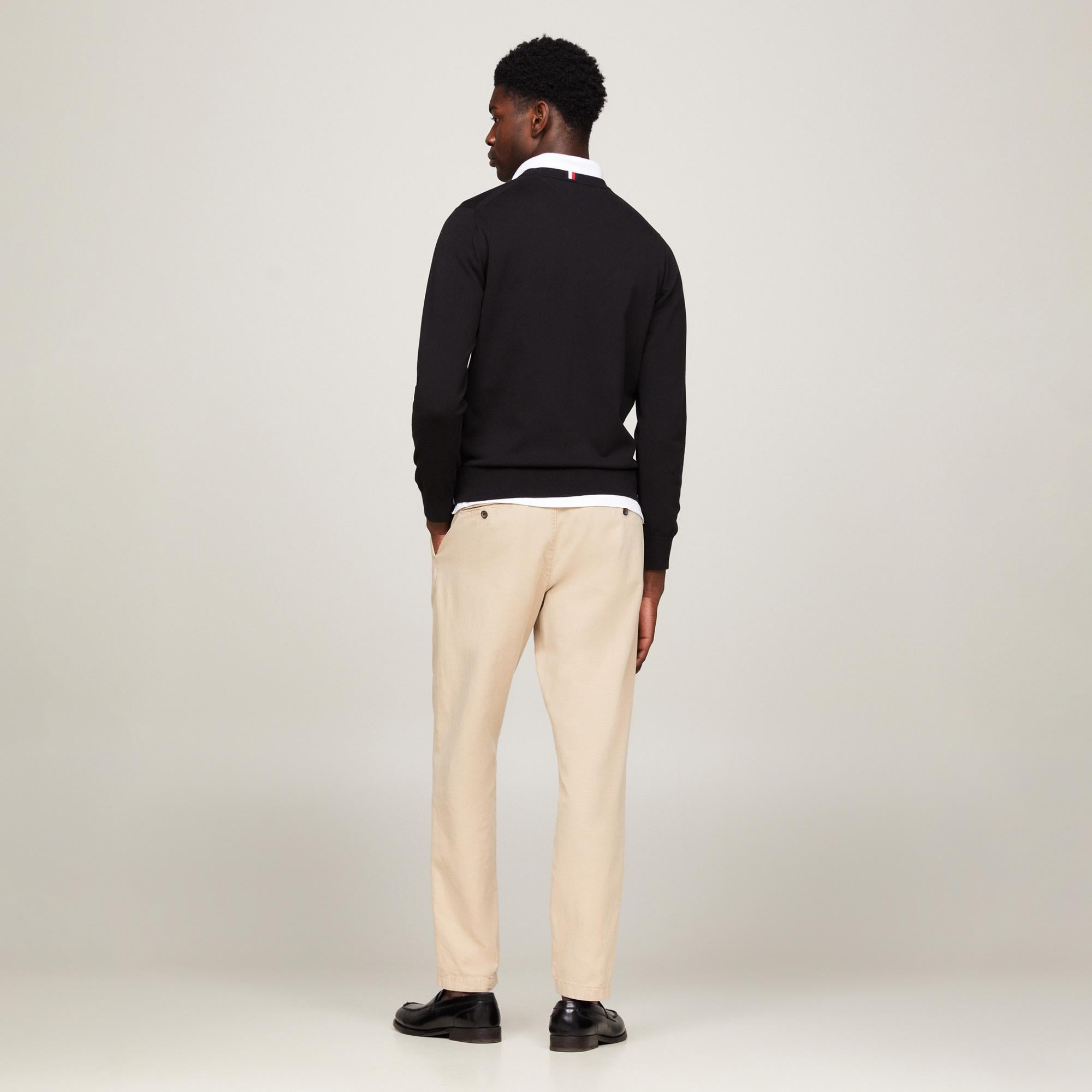 Tommy Hilfiger Erkek Triko Siyah Triko