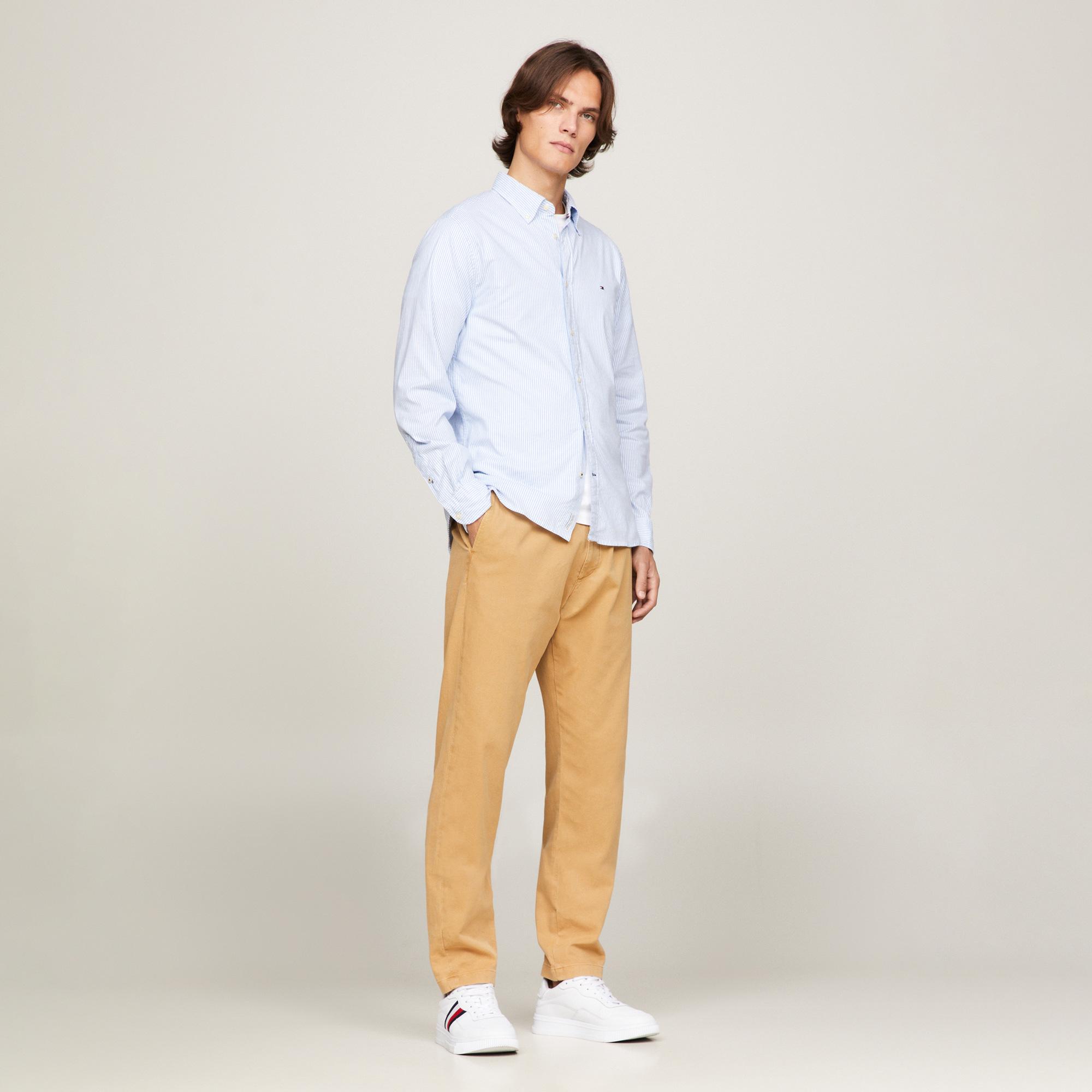 Tommy Hilfiger Erkek Mavi Gömlek