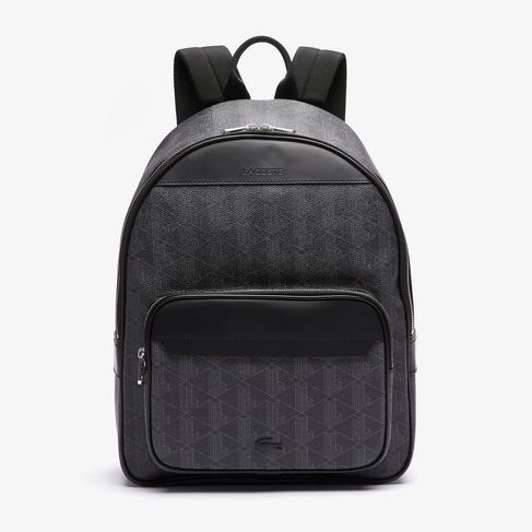  The Blend Erkek Monogram Siyah Sırt Çantası