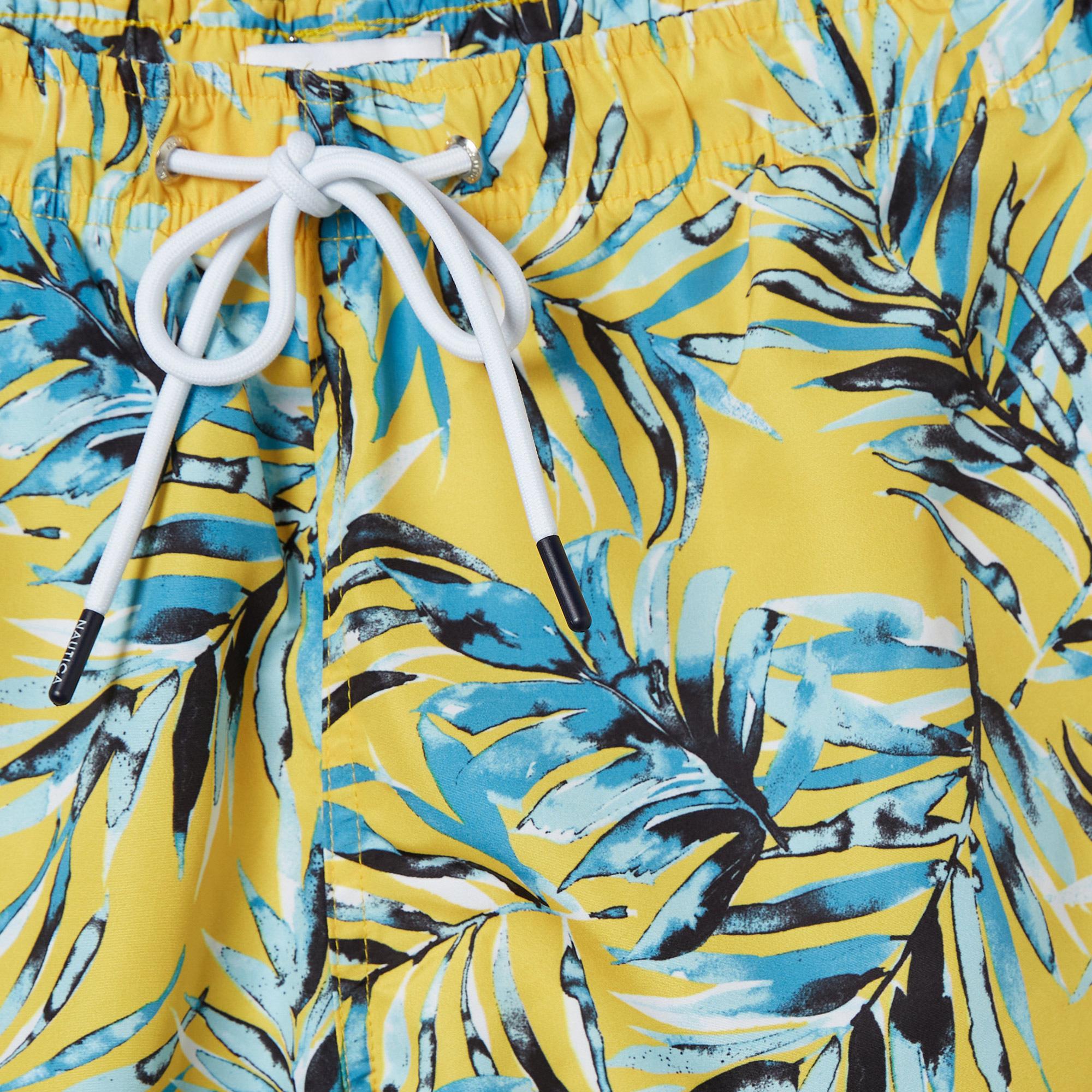 Nautica Erkek Sarı Standart Fit Deniz Şortu