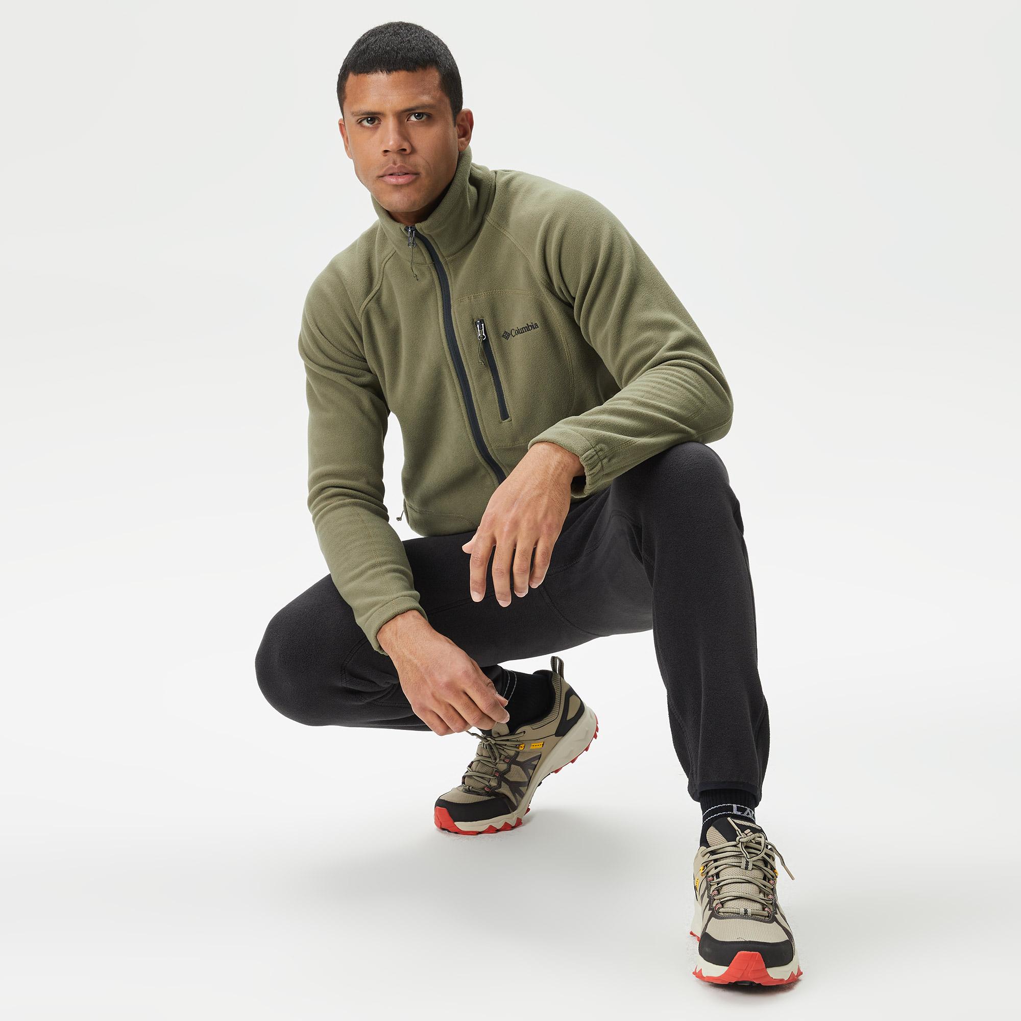 Columbia Fast Trek II Erkek Yeşil Fermuarlı Polar