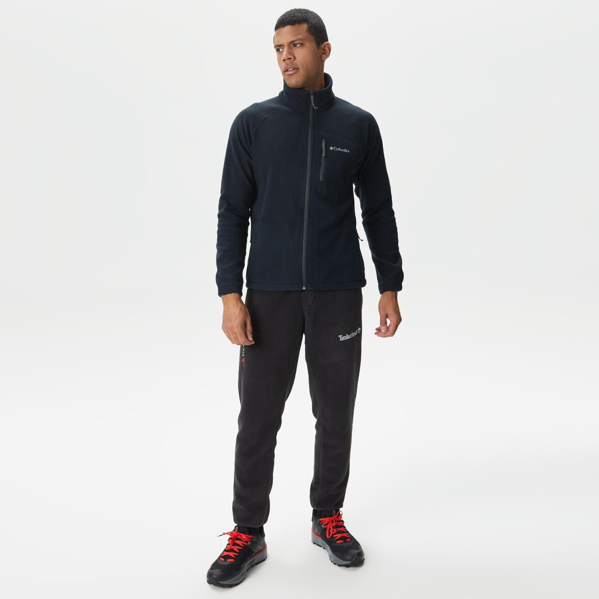 COLUMBIA FAST TREK II  Erkek Siyah Fermuarlı Polar Ceket