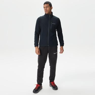  COLUMBIA FAST TREK II  Erkek Siyah Fermuarlı Polar Ceket