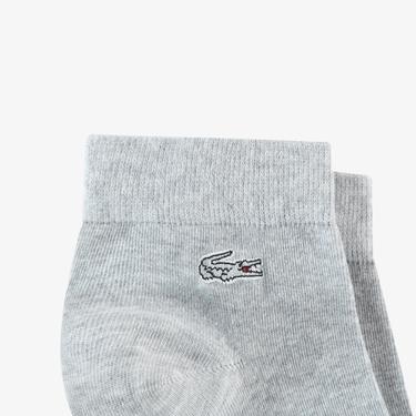  Lacoste Unisex Gri Çorap