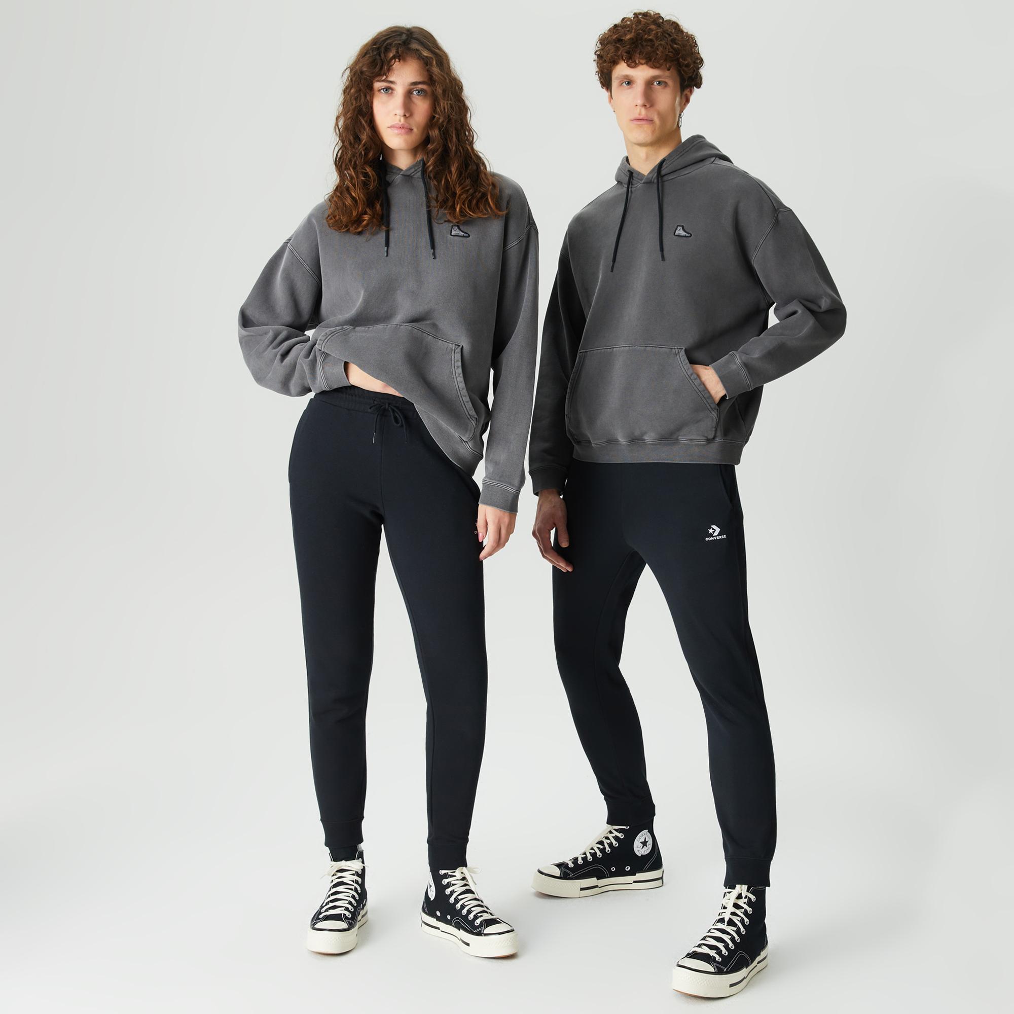 Converse Converse Go-To Chuck 70 Loose Fit Pullover Unisex Gri Sweatshirt