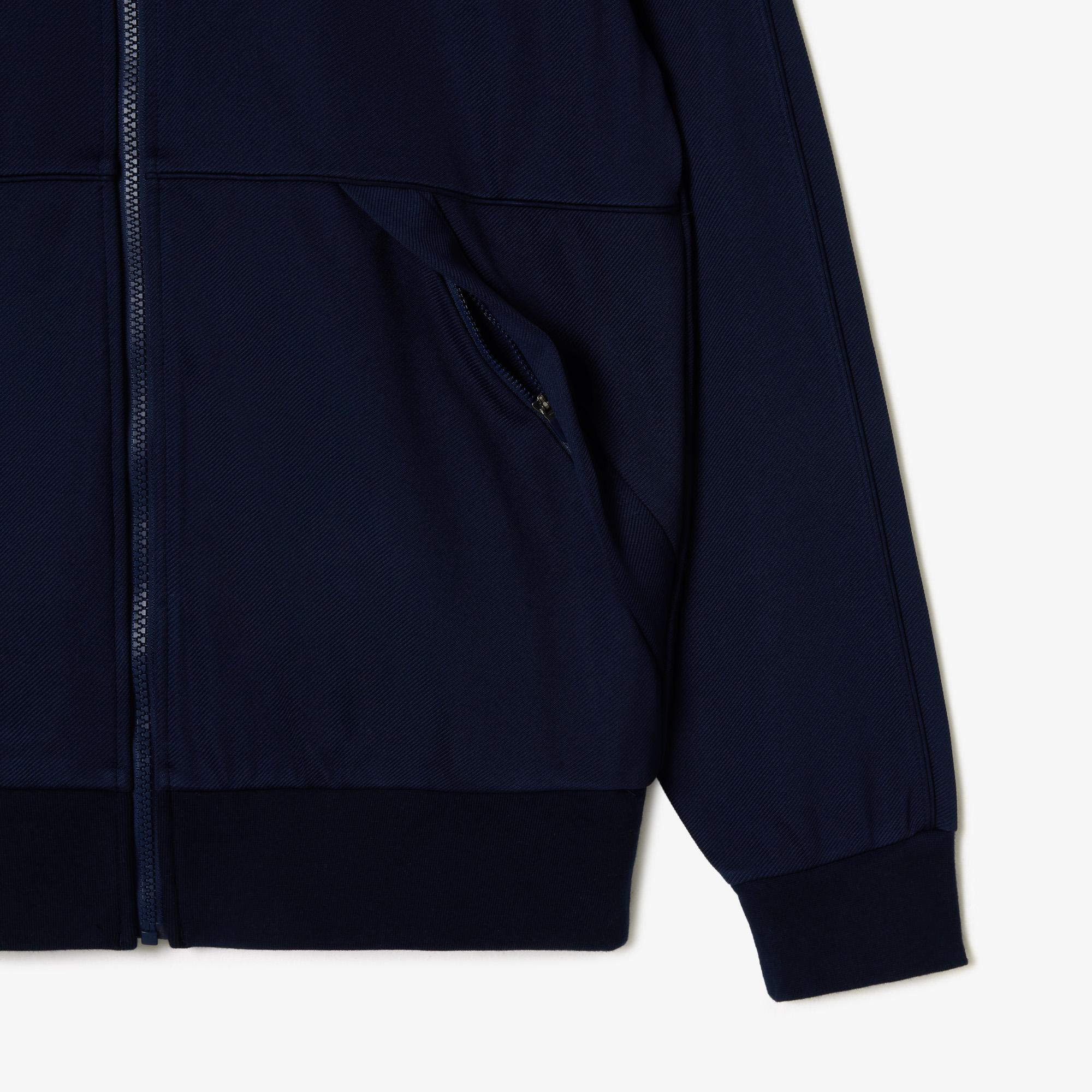 SPORT Erkek Classic Fit Fermuarlı Lacivert Sweatshirt