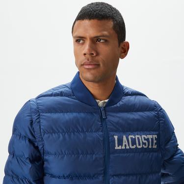  Erkek Hakim Yaka Kapitone Lacivert Mont