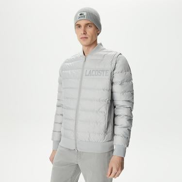  Erkek Kapitone Gri Mont