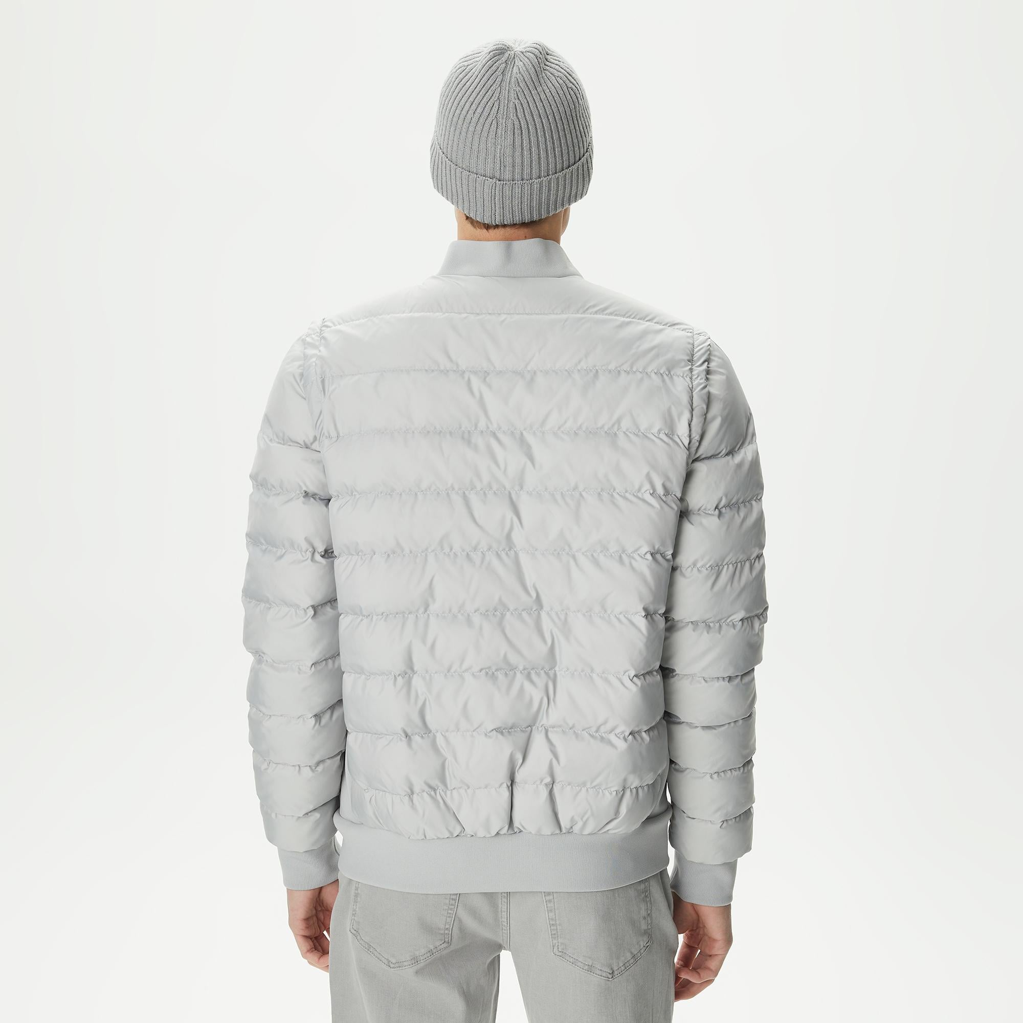 Erkek Kapitone Gri Mont