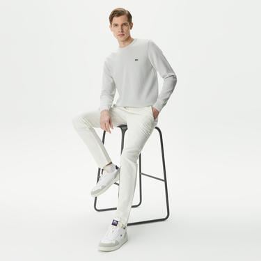  Erkek Regular Fit Bisiklet Yaka Gri Kazak