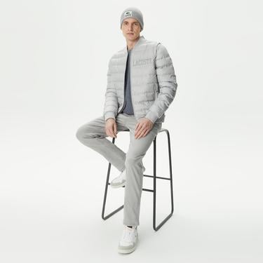  Erkek Kapitone Gri Mont