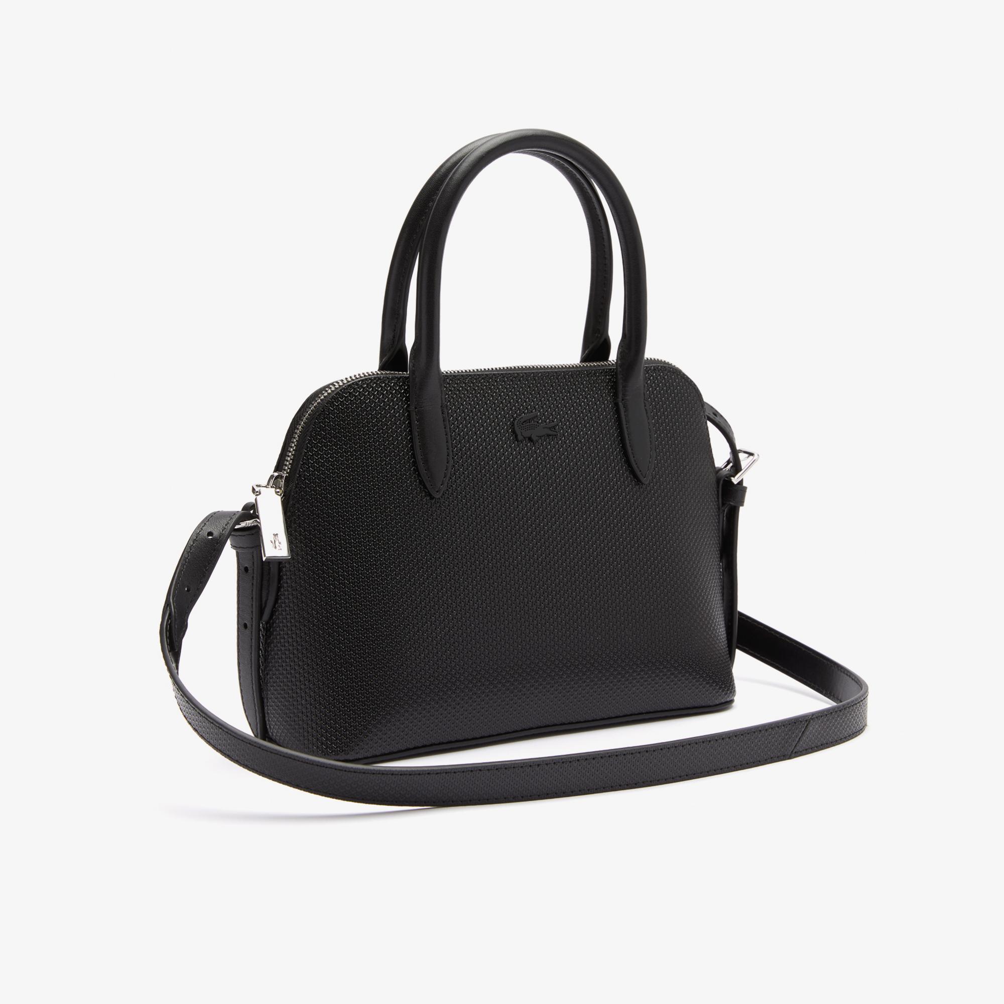 Lacoste Kadın Deri Siyah Omuz Çantası