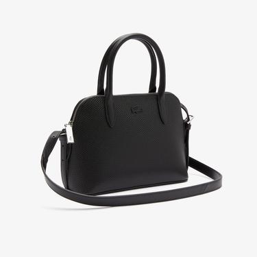  Lacoste Kadın Deri Siyah Omuz Çantası