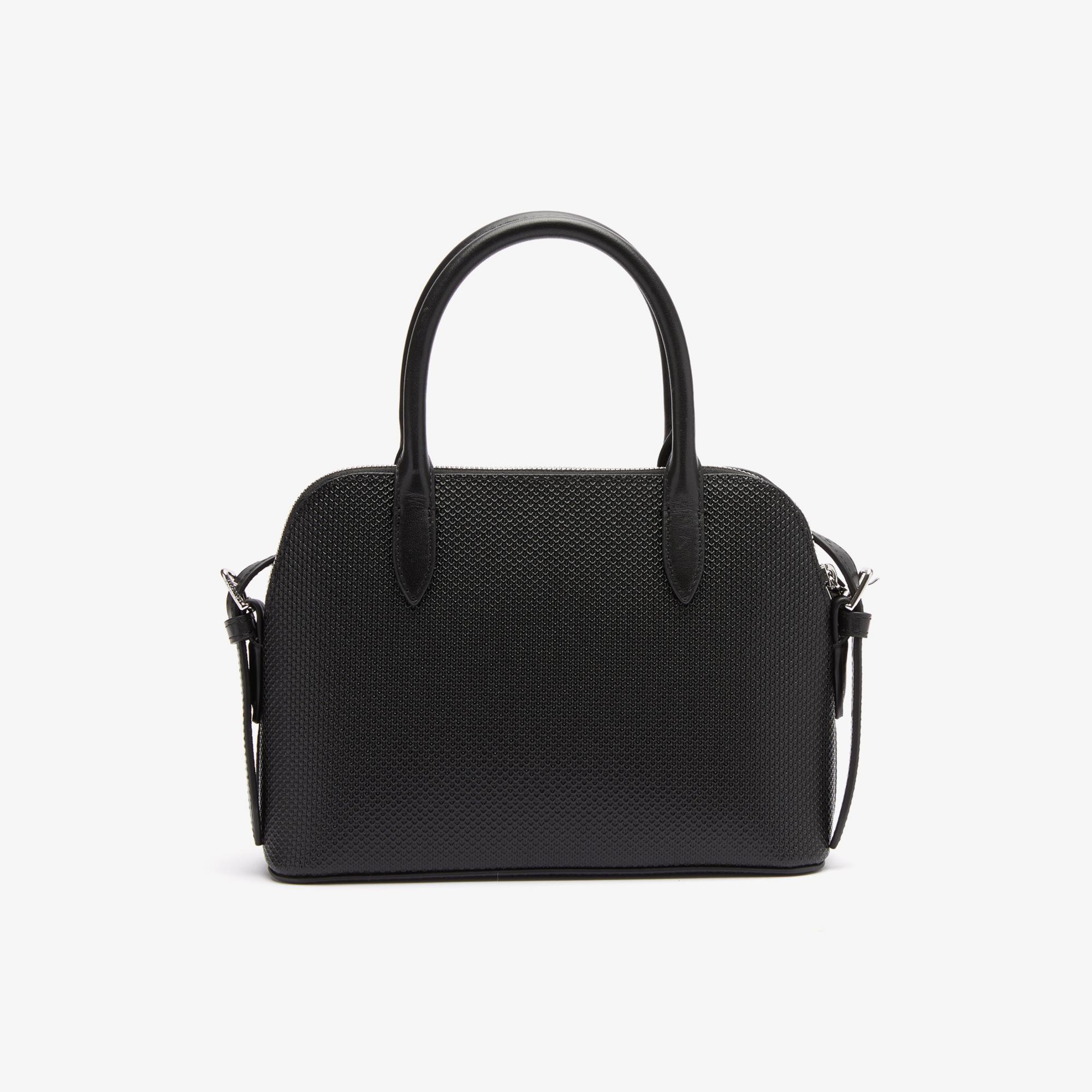 Lacoste Kadın Deri Siyah Omuz Çantası