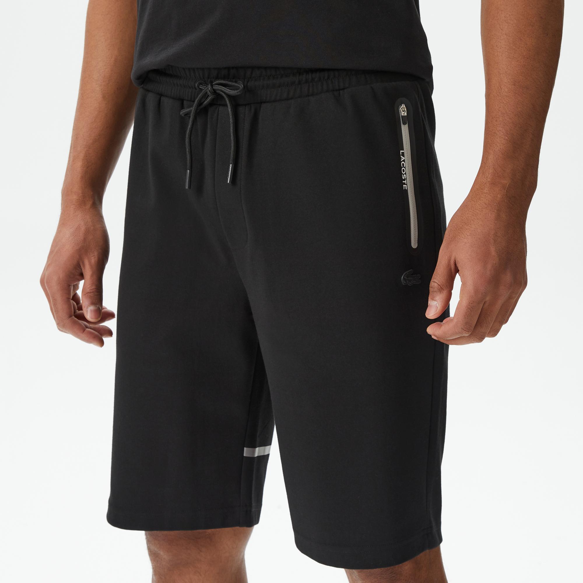 Erkek Regular Fit Siyah Şort