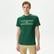 Erkek Regular Fit Bisiklet Yaka Baskılı Yeşil T-Shirt
