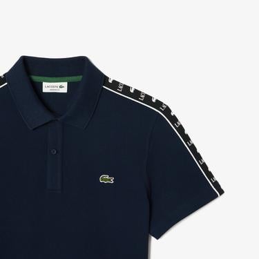  Erkek Regular Fit Baskılı Lacivert Polo