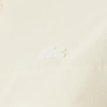  Kadın Kapüşonlu Baskılı Beyaz Mont