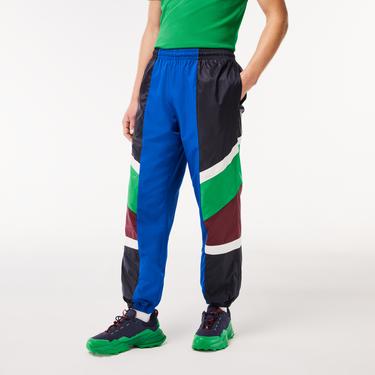  Erkek Relax Fit Renk Bloklu Renkli Eşofman Altı