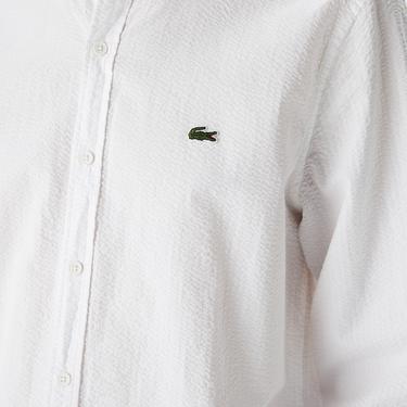  Erkek Regular Fit Organik Pamuk Beyaz Gömlek