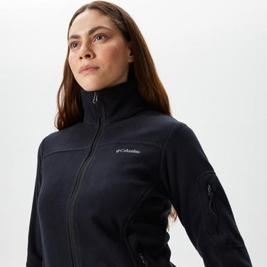  COLUMBIA FAST TREK II  Kadın Siyah Fermuarlı Polar