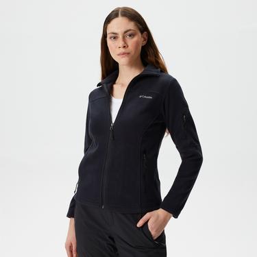  COLUMBIA FAST TREK II  Kadın Siyah Fermuarlı Polar