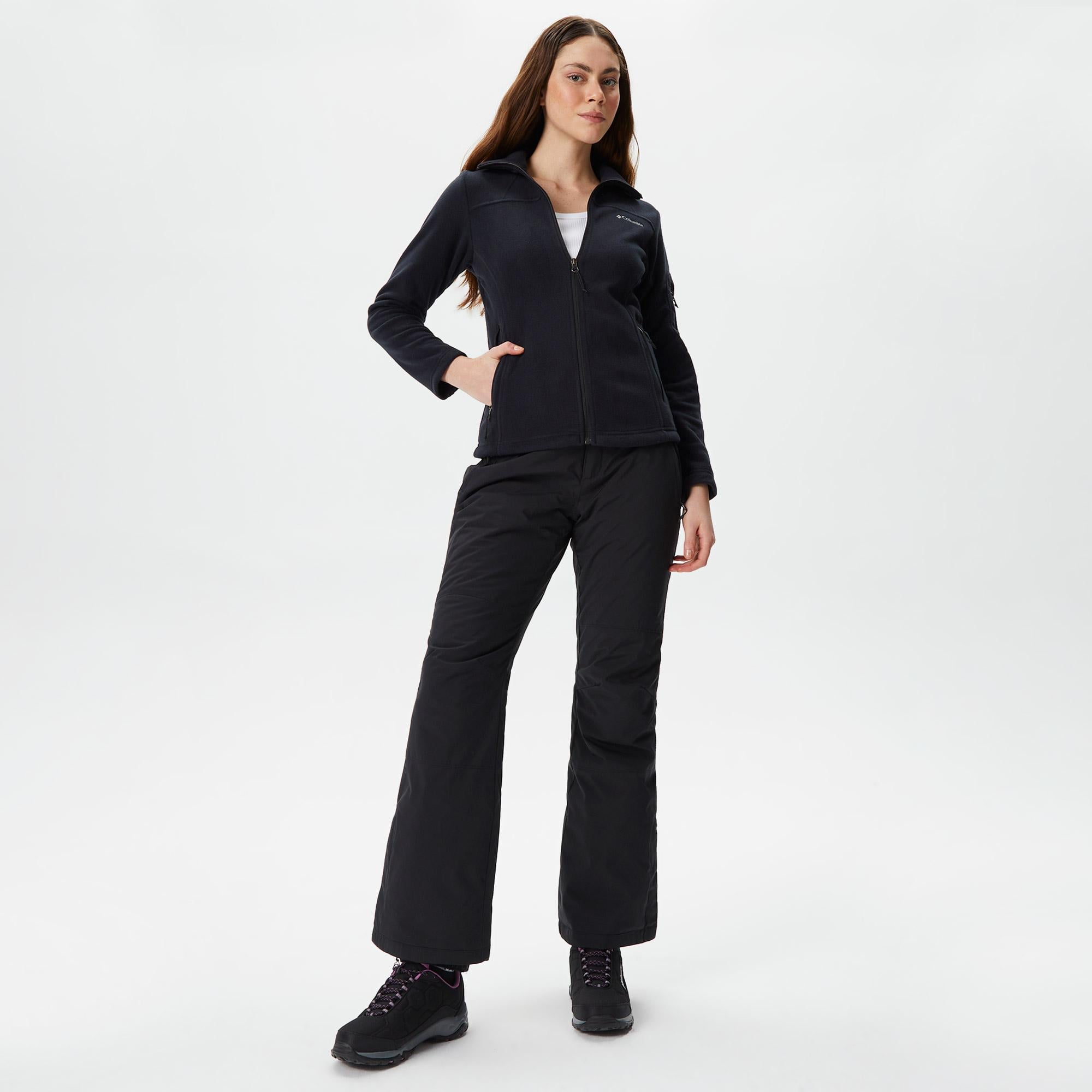 COLUMBIA FAST TREK II  Kadın Siyah Fermuarlı Polar