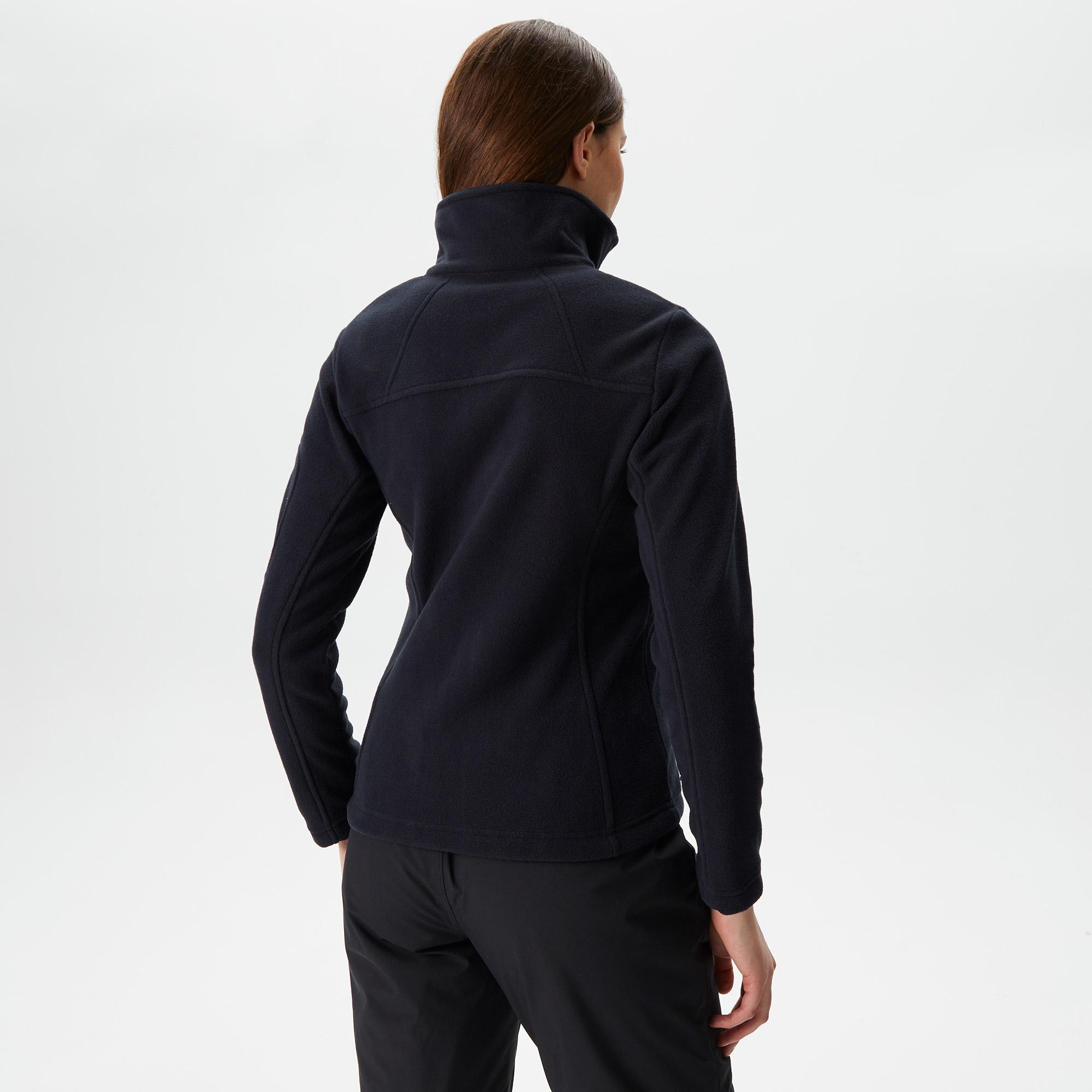 COLUMBIA FAST TREK II  Kadın Siyah Fermuarlı Polar