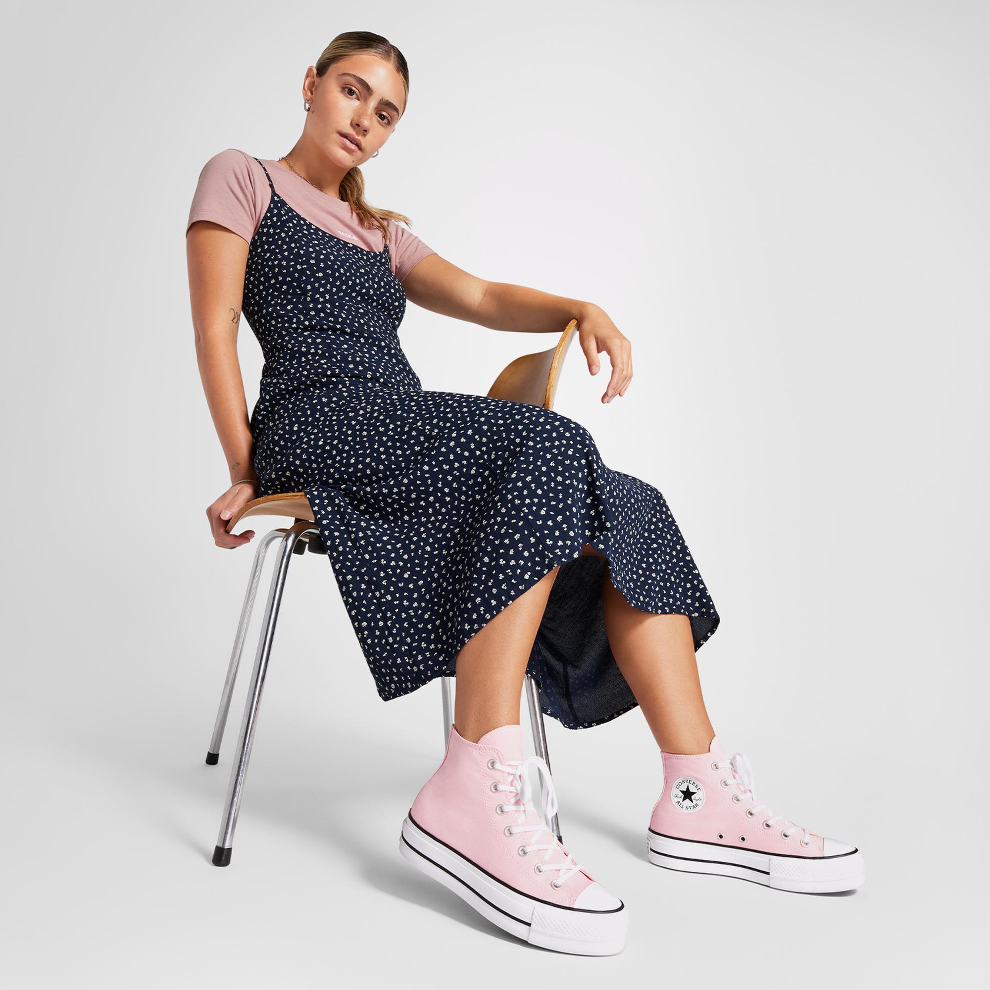 Converse Chuck Taylor All Star Lift Platform Kadın Pembe Sneaker