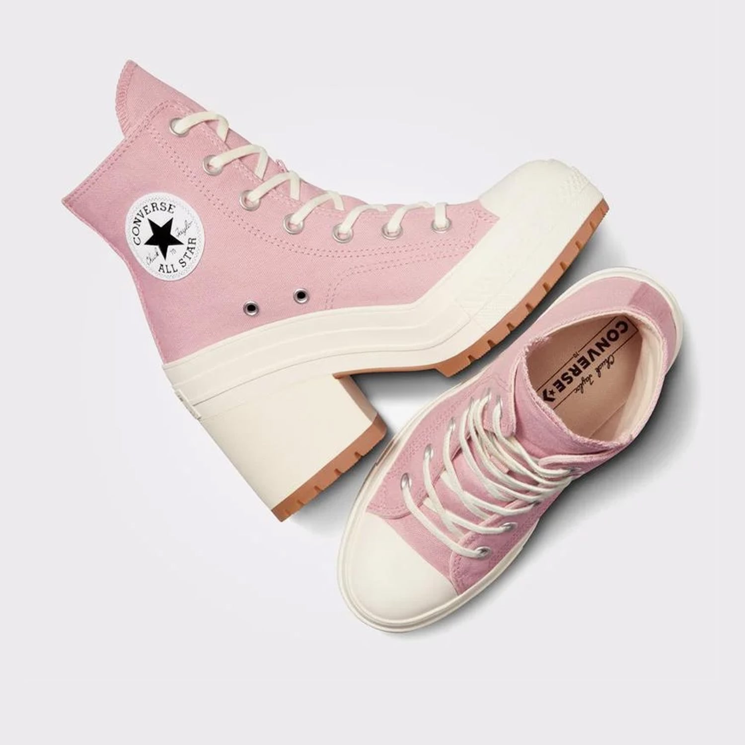 Converse Converse Chuck 70 De Luxe Heel Unisex Pembe Sneaker | FashFed Pembe - 4. görsel