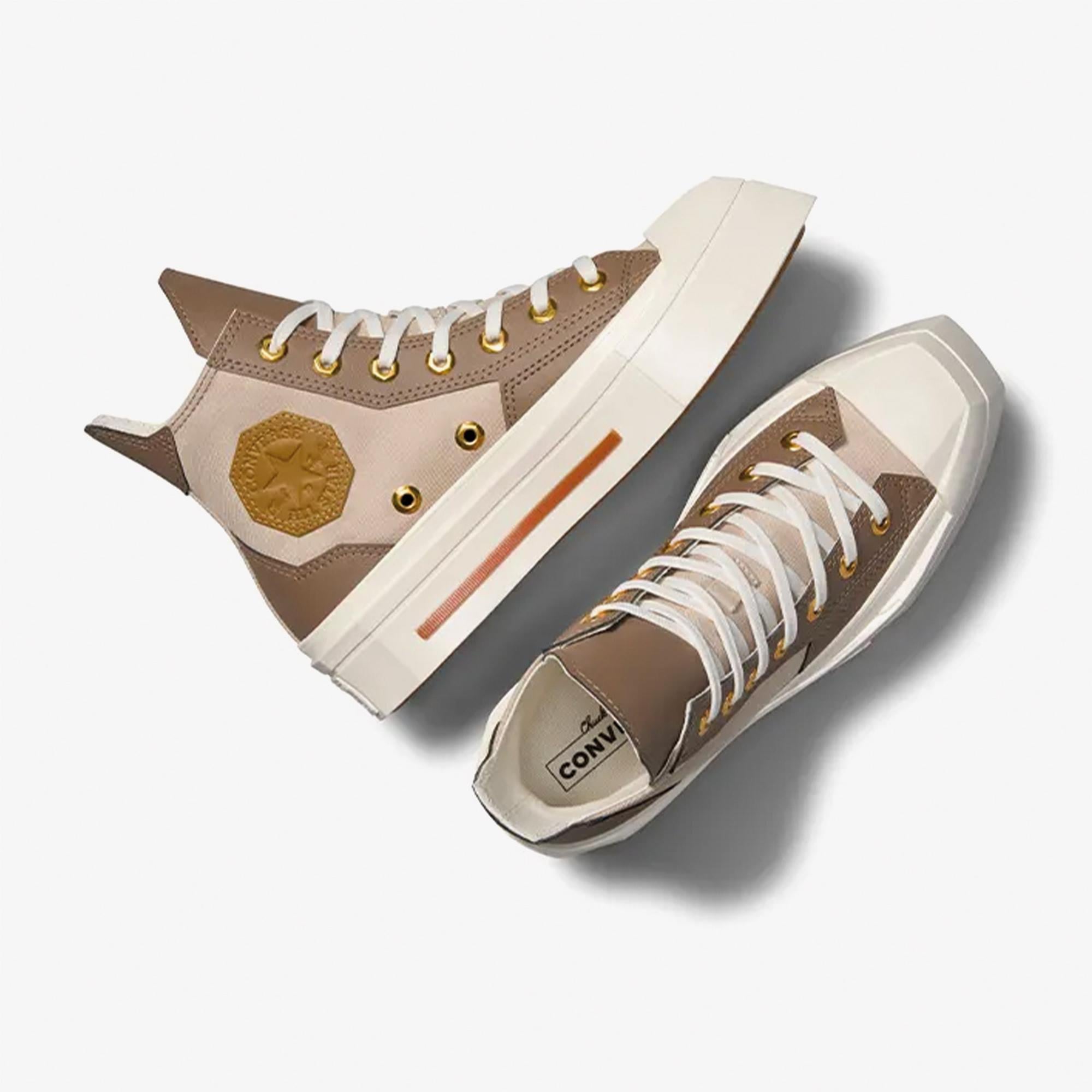 Converse Chuck 70 De Luxe Squared Unisex Kahverengi Platform Sneaker