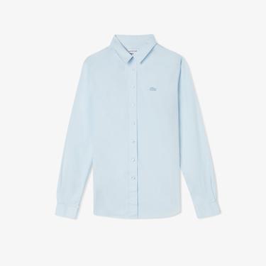  Kadın Slim Fit Mavi Gömlek