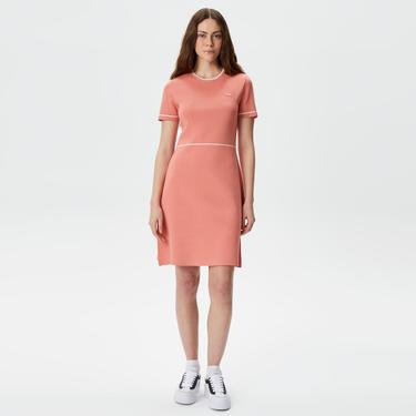  Kadın Flare Fit Pembe Elbise