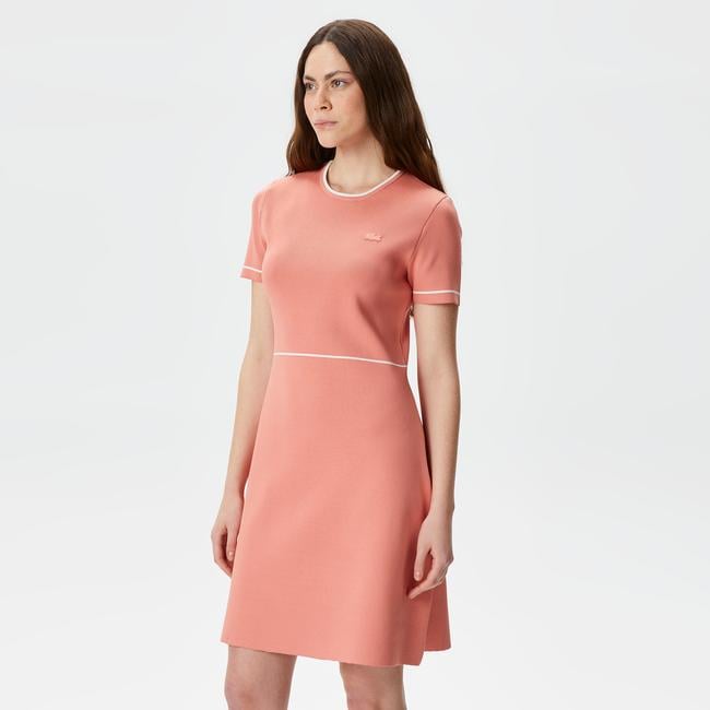  Kadın Flare Fit Pembe Elbise