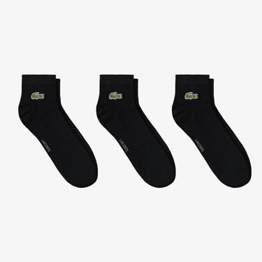  Lacoste Unisex 3'lü Siyah Çorap