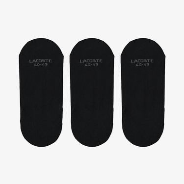  Lacoste Unisex 3'lü Siyah Çorap