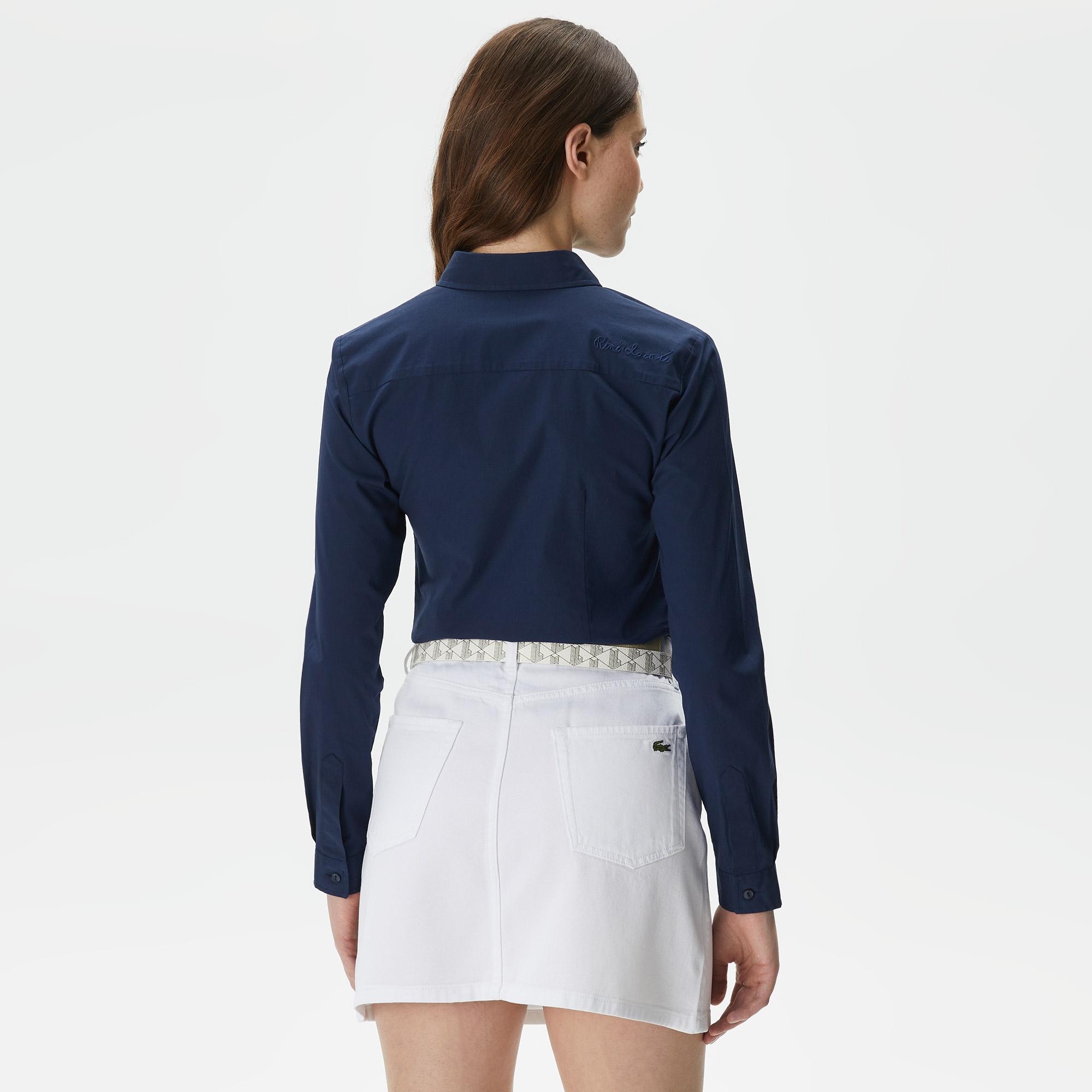 Lacoste Kadın Lacivert Gömlek