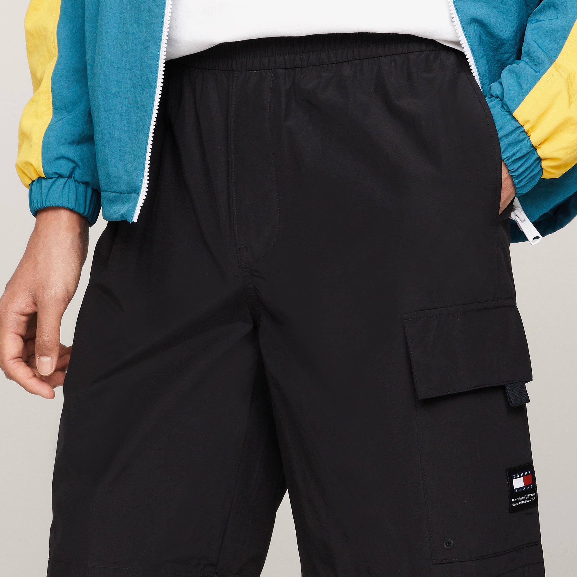 Tommy Jeans Aiden Technical Erkek Siyah Şort