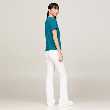  Tommy Jeans Reg Varsity Sport Kadın Mavi T-Shirt