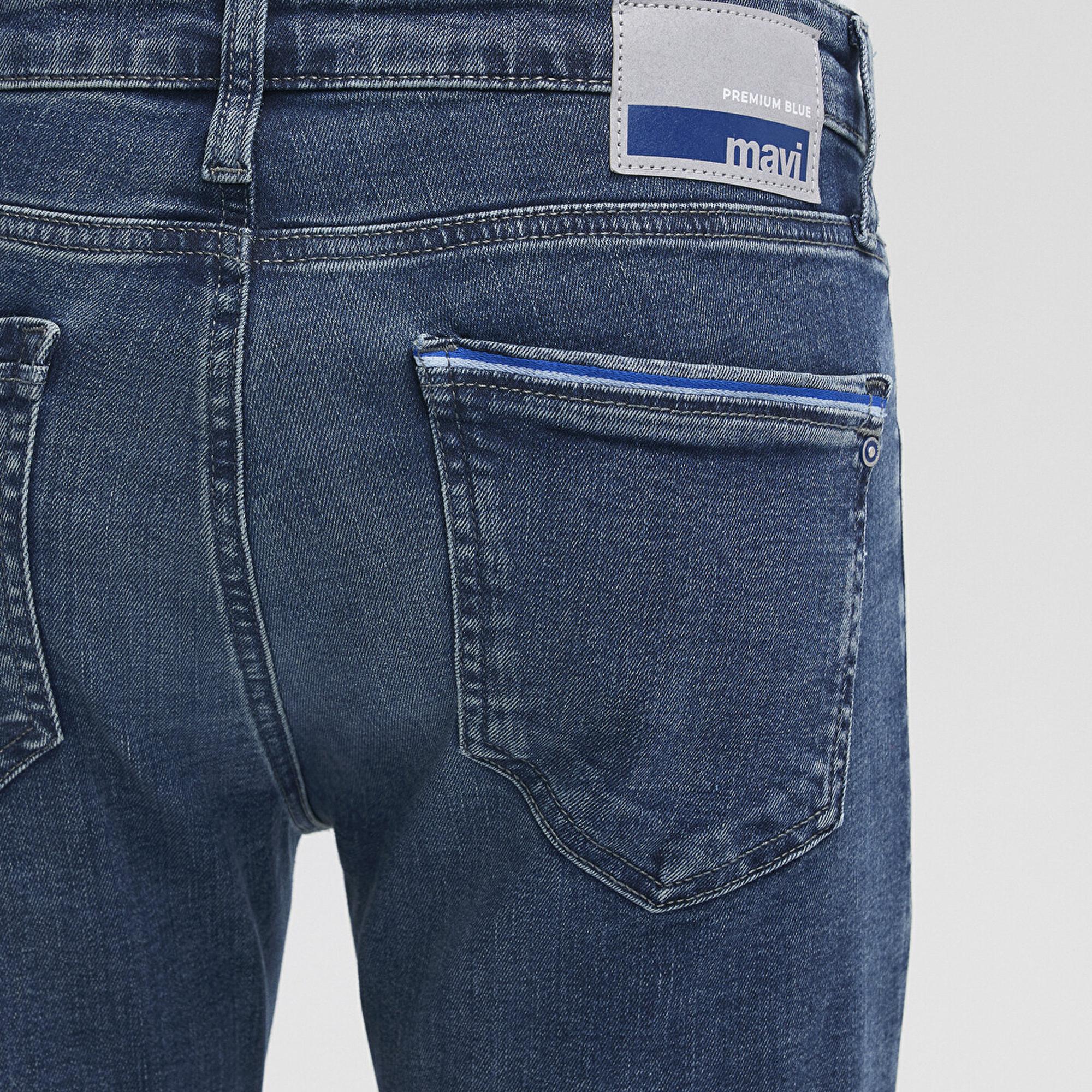 Mavi Jake Premium Blue Gölgeli Koyu Mavi Jean Pantolon 0042286530