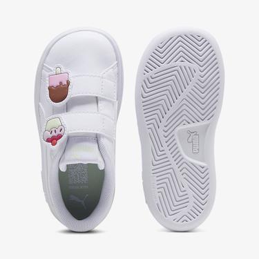  Puma Smash 3.0 Badges Bebek Beyaz Spor Ayakkabı